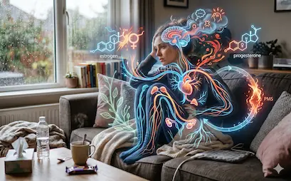 תסמונת קדם ווסתית PMS מלבני קטן