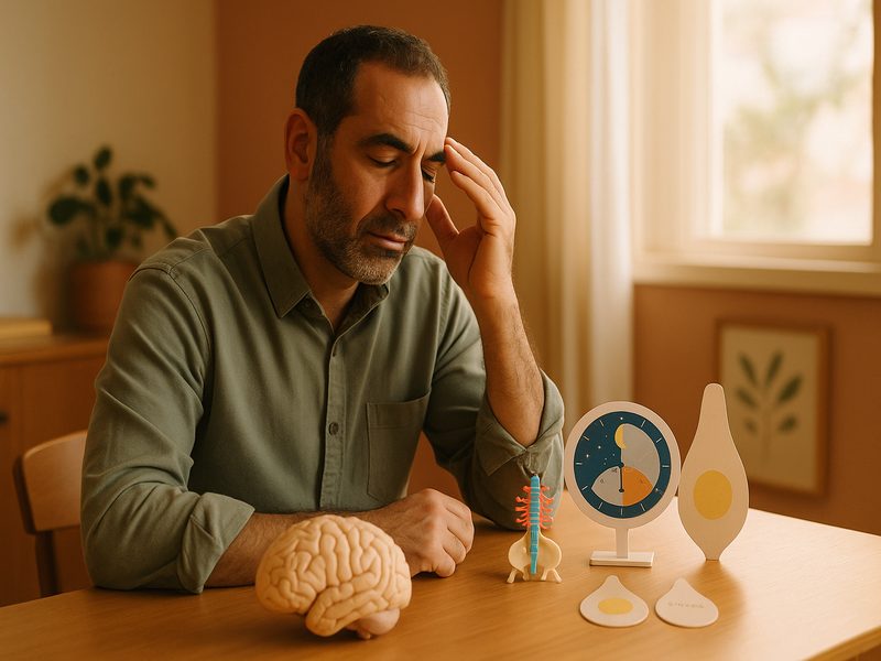 איור הממחיש חשיבות הטיפול בזמן - נדודי שינה