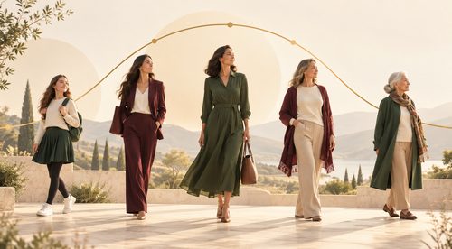 תרשים השינויים ההורמונליים בחיי האישה